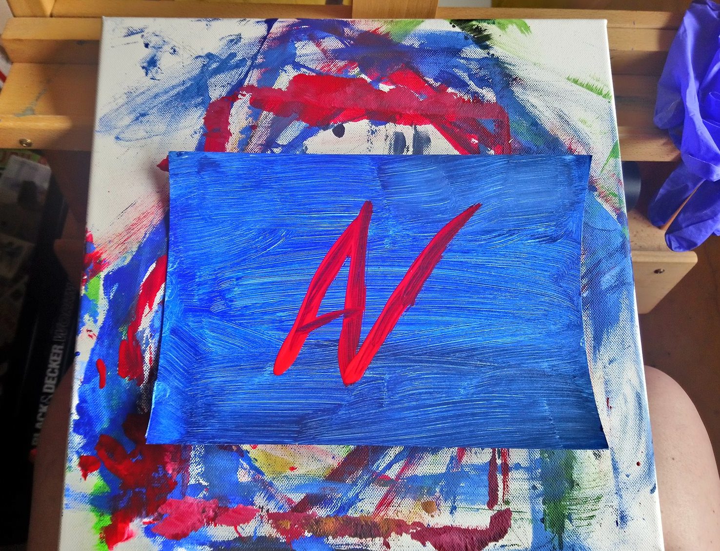 Intention/ Sujet abstrakte Kunst/ Action Painting